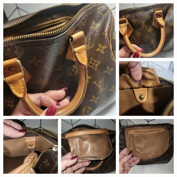 25 SPEEDY Louis Vuitton Monogram 1992 - Picture 9 of 12